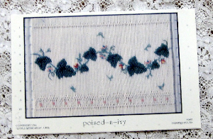 Little Memories Smocking Plate Poised-N-Ivy 080 OOP